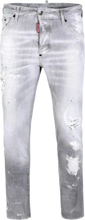 Dsquared2 Abstract Paint Jeans in Grey