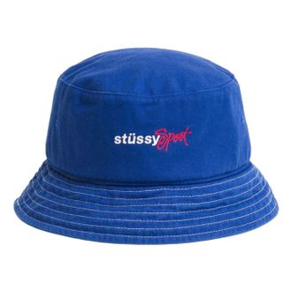 St&uuml;ssy Sports Bucket Hat Navy 1321254-NAVY