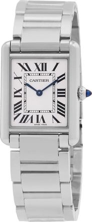Cartier Pre-owned Cartier Tank Must Silver-tone Dial Ladies Watch WSTA0106