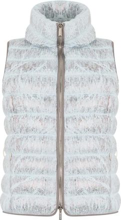 Moorer Milva Gilet met vulling - Dames - Bodywarmers - Blauw - XS - Polyester - Jassen