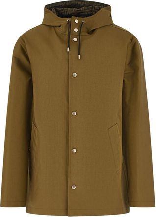 Fendi Lichtgewicht Jas - Heren - Zomerjassen - Groen - XL - Jassen