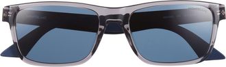 Montblanc 56mm Square Sunglasses in Grey Black Blue at Nordstrom Rack
