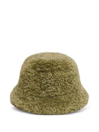 Apparis Amara bouclette bucket hat - unisex - Recycled Polyester - One Size - Green