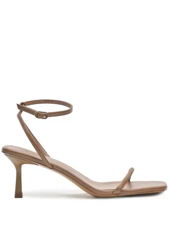 12 Storeez buckled leather sandals - Brown