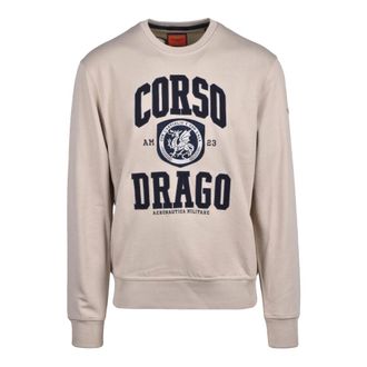 Aeronautica Hombre, Sudaderas, Beige, Talla: M