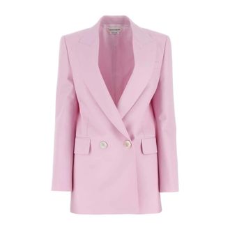 Alexander McQueen Mujer, Chaquetas, Rosa, Talla: S