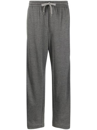Brunello Cucinelli Pantaloni sportivi con coulisse - Grigio