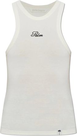Palm Angels Mujer, Camisetas, Blanco, Talla: S