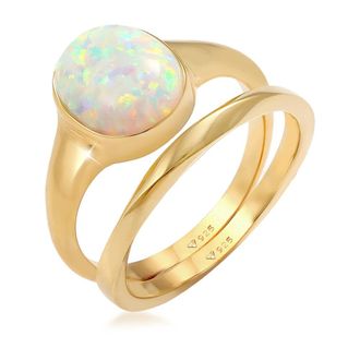 Elli Dames, Accessoires, Geel, Maat: 54 MM Synthetisch