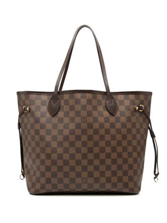 Louis Vuitton 2009 Damier Ebene Neverfull MM shopper - Bruin