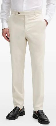 BOSS pressed-crease trousers - Neutrals