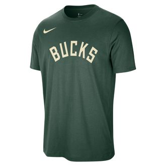Nike Milwaukee Bucks Essentials Nike Mens NBA T-Shirt in Green | HQ9056-323