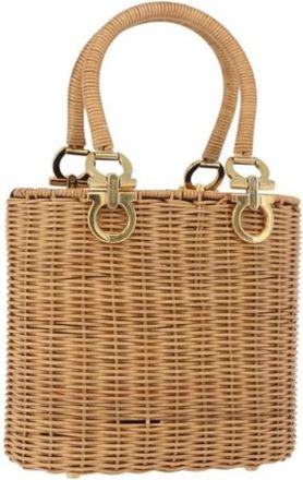 Ferragamo Pre-owned Hand Bag - Dames - Vintage Handtas - Bruin - ONE Size - Vintage