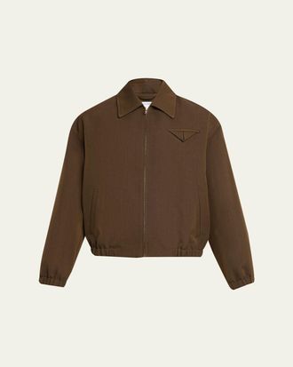 Bottega Veneta Suede Blouson Jacket