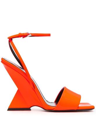 The Attico Cheope Synthetic Patent Sandals