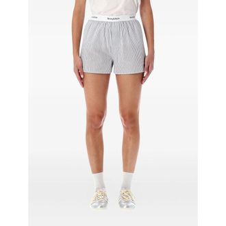 Sporty & Rich Shorts Blu, Bianco-Donna