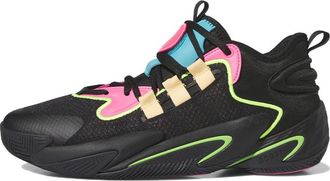 adidas BYW Select Basketball Shoes Black Orange Pink IE9306