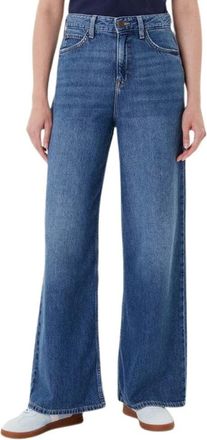 Lee Wide Jeans - Dames - Loose Fit Jeans - Blauw - W25 - Denim - Jeans