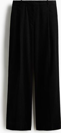 H&M Weite Cordhose - Schwarz