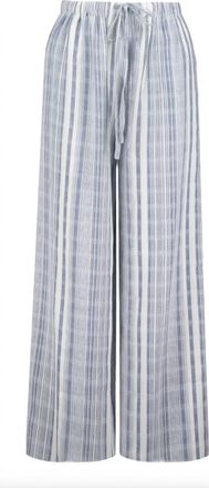 Bishop + Young Womens Santa Maria Pants In Blue White Stripe