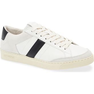 Tom Ford Low Top Sneaker in White/Cream at Nordstrom, Size 11Us