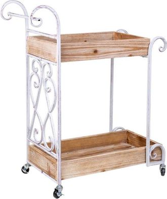 Wanderlust Deco Wanderlust Deco - Carro Expositor Marr&oacute;n, 62x35x86h Cm