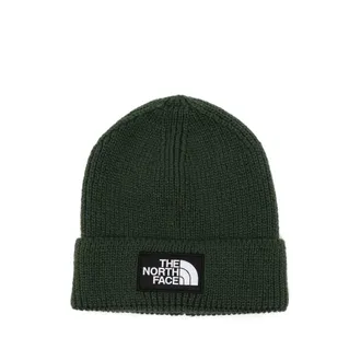 The North Face Logo-patch Ribbed-knit Beanie Hat