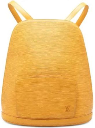 Louis Vuitton Pre-owned Backpacks, female, Yellow, Size: ONE SIZE Pre-owned Gobelins Backpack