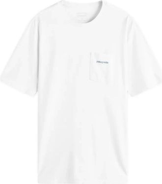 Patagonia Uomo, Top, Bianco, L, new