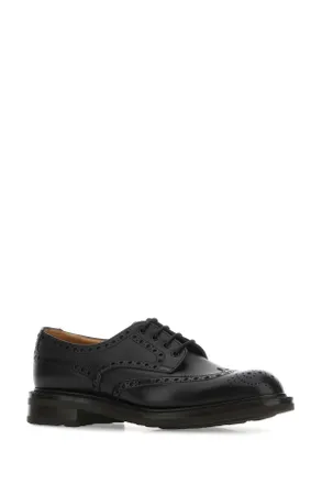 Churchs Mens Black Leather Horsham Lace-Up Shoes F0aab Scarpe Stringate