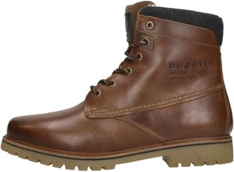 Bugatti Panther Comfort Veterboots - Heren - Veterlaarzen - Bruin - 45 EU - Leer - Schoenen