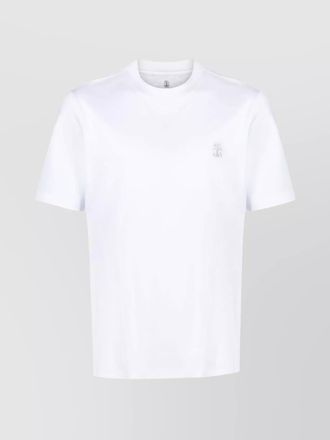 Brunello Cucinelli cotton logo-print crew-neck t-shirt