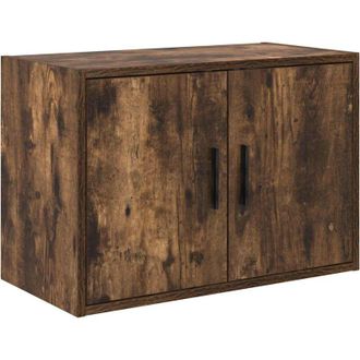 vidaXL Pensile per Garage Rovere Fumo in Legno Multistrato - Vidaxl