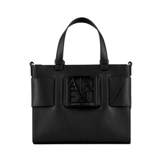 A|X Armani Exchange Shopping Bags, female, Black, ONE SIZE, Shopping Bag