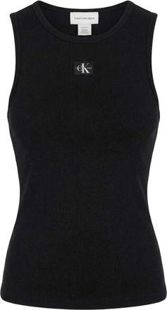 Calvin Klein Jeans Mujer, Camisetas, Negro, Talla: M