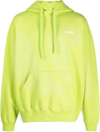 BONSAI Hoodies - Heren - Hoodies - Groen - M - Katoen - Hoodies & sweatvesten