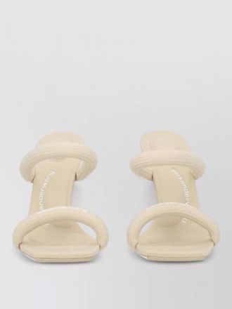 Alexander Wang julie open toe double strap mules
