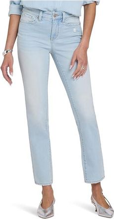 NYDJ Sheri Ankle Womens Jeans Sky Valley : 10 27, Cotton/Denim/Elastane