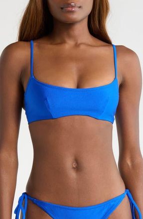 Kulani Kinis Hidden Underwire Bikini Top in Blue Lagoon at Nordstrom, Size X-Large