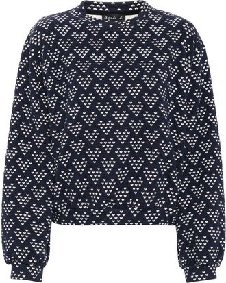 agnès b. Loli jumper - women - Polyester/Cotton/Elastane - 2 - Blue