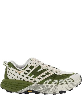 Hoka One One Green Logo Sneakers