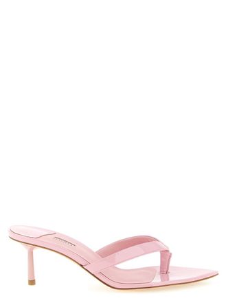 Le Silla Pink Slip On Heels