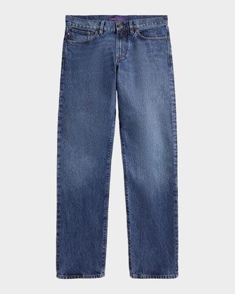 Ralph Lauren Purple Label Men & apos;s Italian Denim Straight-Fit Jeans