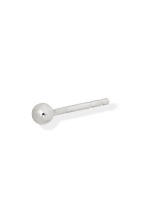 Anzie Single Ball Stud Earring in White at Nordstrom