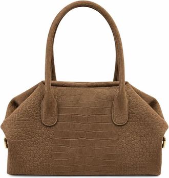 Themoir&egrave; Talia Trunk Medium - Dames - Handtassen - Bruin - ONE Size - Polyester - Tassen
