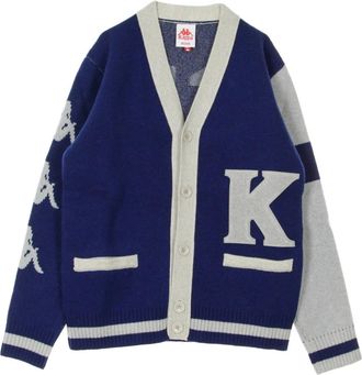 Kappa Blauwe Heren Trui - Heren - Vesten - Blauw - XL - Truien & Vesten