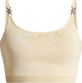 Versace Medusa 95 crop top - women - Viscose/Polyester/Polyamide/Elastane - 40 - Neutrals