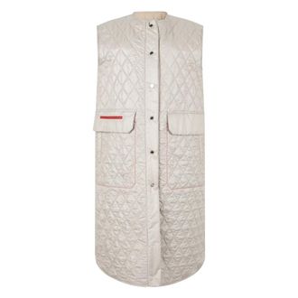 Moorer Persefone Gilet - Dames - Jassen - Beige - Maat: XS Poliester