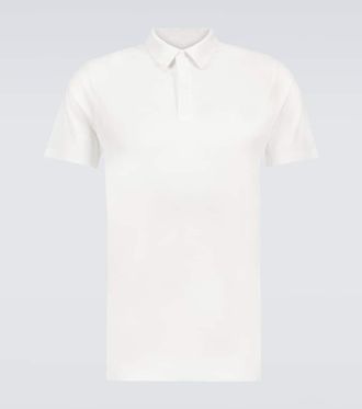 Derek Rose Ramsay cotton-blend polo shirt