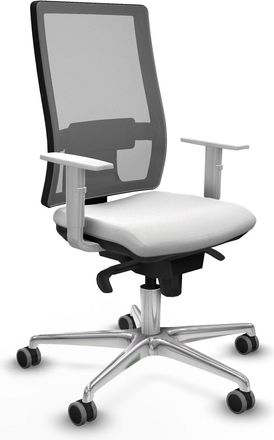 Piqueras y Crespo Silla De Oficina Horna Piqueras Y Crespo Blanca Ajustable